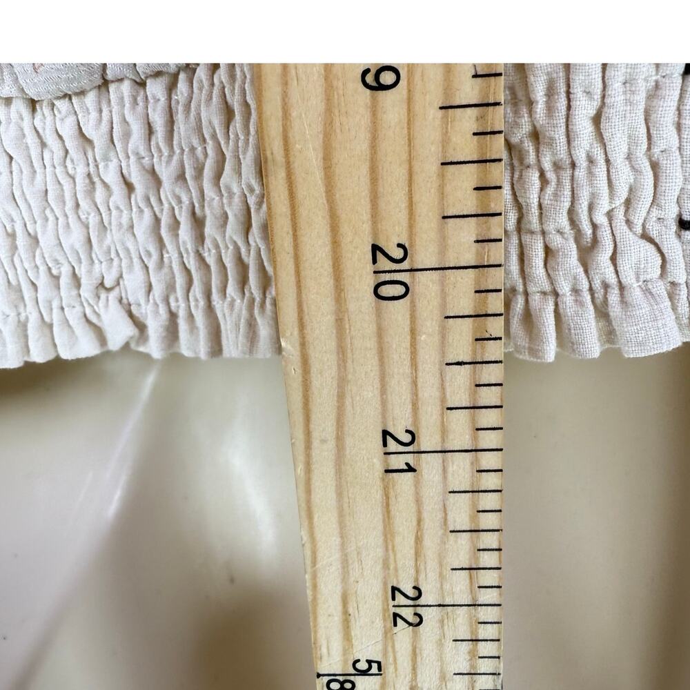 Gimmicks BKE y2k cream crochet granny square women xs cottagecore coquette top - Picture 5 of 10